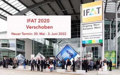 IFAT verschoben auf 30. Mai – 3. Juni 2022